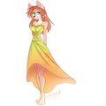 Zoe in a sun dress by bobbycorwin