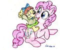 Bright Eyes and Pinkie Pie