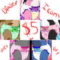 DIAPER ICON COMMISSIONS : OPEN!!!