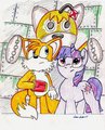 Tails and Twilight in "The Curse of Tails Doll"