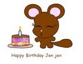 Happy birthday Jen jen