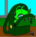 Celebi In my BackPack by kaijubunny