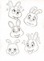 Robbie the Rabbit (ref faces)