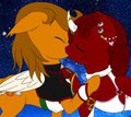 The Kiss by annonymouse