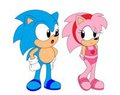 Classic Sonic & Amy Colored Version FIXED