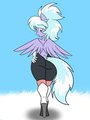 Cloudchaser in Rouge's Attire, From Behind