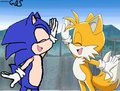 Recolor from Amy x Tails to Sonic x Tails