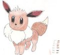 My first Eevee attempt, colored (Less badly...)