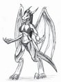 Sketch Commission: DragonWolf37