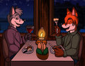 Dinner By The Lake by Frankfoxx