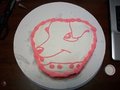 pink pup cake