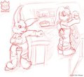 Bunny Bar (Doodle) by Raukue