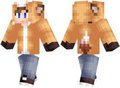 Fox Hoodie Minecraft Skin