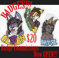 Badge commissions OPEN!