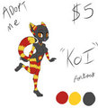 Koi Cat girl $5 adopt