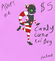 Candy Cane Koi Boy $5