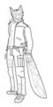 resident evil 4 outfit sketch