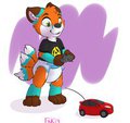 Look at my wittle wheelz! By: Fink