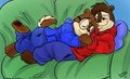 Couchcuddles colored by Alvin