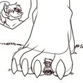 Underpaw, between toes