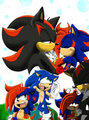 Shaundre. Shadow. Sonic by BabyBackRibz