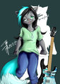 Roxy and her guitar!~