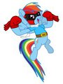 Rainbow Dash as Murray by accountnumber102