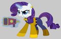 Rarity as Carmelita Fox