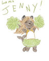 Cheerleader Jenny by AJDurai