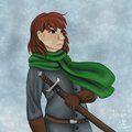 Commission: Natasha at the Ready by Anuqa