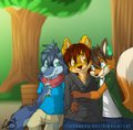 Harzy, Gabe and Lan by ZetaHaru