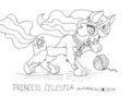 Princess Celestia Cat