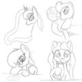 Pony Facebook Sketchs