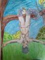 Hanging from a tree by Tristen