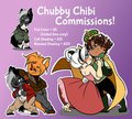 Chubby Chibi Commissions! by FreckledAndSpeckled