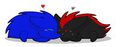 Two Loving Hedgehogs by xSonadowLover103x