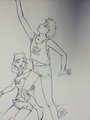 Volleyball Girls Rayne and Miaka by zmorphcom