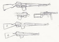 Vulrin Rifle Sketches by Simonov
