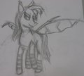 Socky Bat Pony by Rengokuy