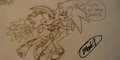 Sonic vs Shadow (Request from Midnightsonicfangirl) by MakiArts