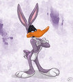 Daffy Duck as Bugs Bunny
