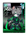 Gamer Kitty Tron Tag