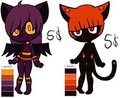 Halloween Colored Adopts by NaughtyNicki