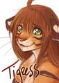 Tigress - Profile pic by konekonoarashi