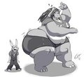 Shake dem Hips Hippo by Kazecat