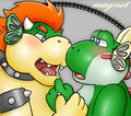 Magnet [Bowser x Chief Yoshi] by BrocktheBear