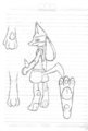 Lucario and paws