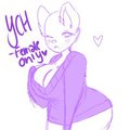 ♥ Busty sweater girl YCH ♥  by Bunnyy