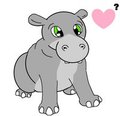 Baby Hippo Needs Love by gaaradarklover