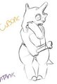 Downtime Sketch - 002 - Cubone by PokePaws